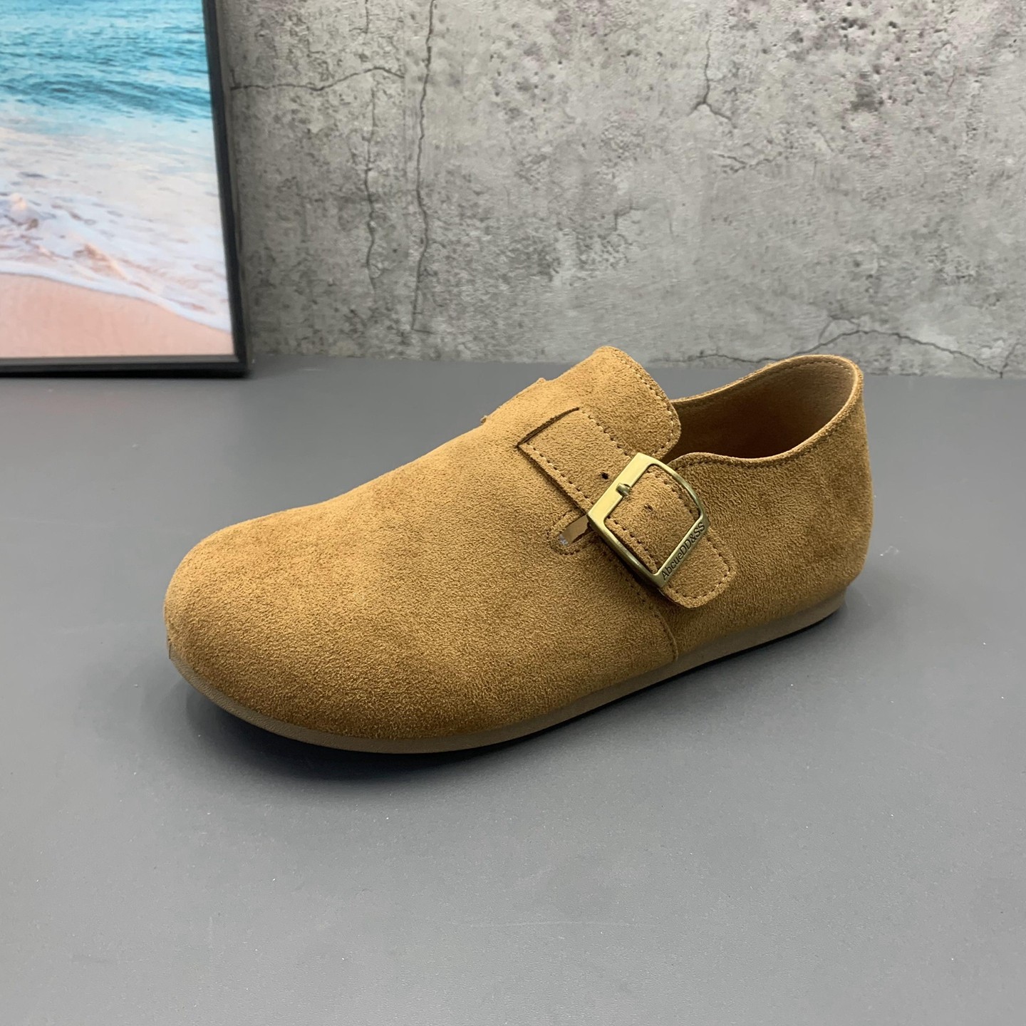 复古深口软底勃肯鞋2025撤柜断码秋季新款圆头套脚绒面百搭女单鞋,淘宝优惠券,粉丝福利购,淘宝优惠卷