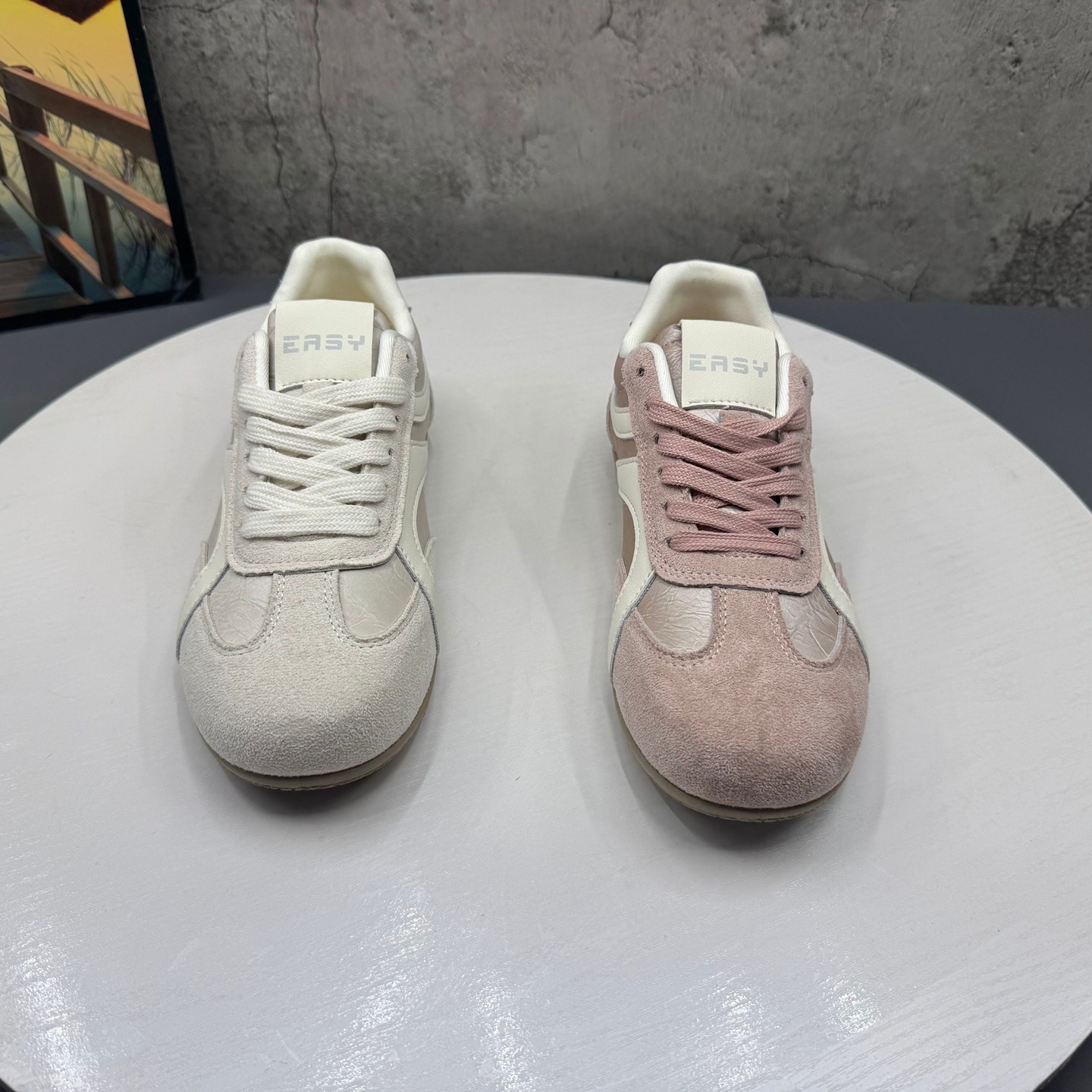 工厂撤柜处理2026春季新款圆头系带薄款网红深口德训鞋休闲女鞋,淘宝优惠券,粉丝福利购,淘宝优惠卷