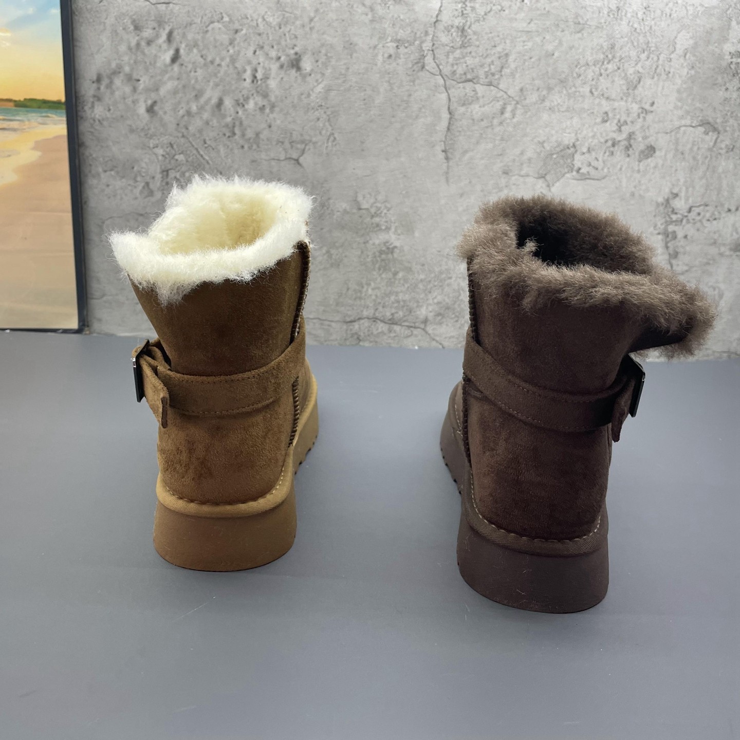 2025新款撤柜断码冬季平底防滑保暖雪地靴舒适高筒东北大棉鞋子女,淘宝优惠券,粉丝福利购,淘宝优惠卷