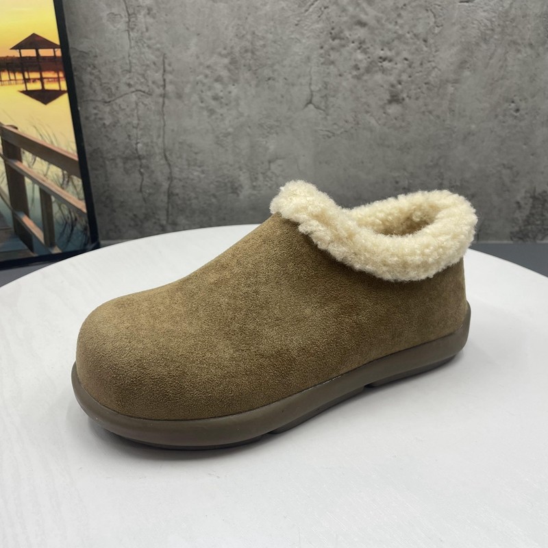 简约舒适保暖小土豆勃肯鞋2025秋冬季新款女鞋圆头套脚毛口女棉鞋,淘宝优惠券,粉丝福利购,淘宝优惠卷