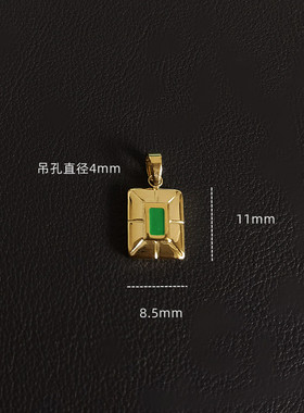 RUKL情侣钛钢彩色吊坠