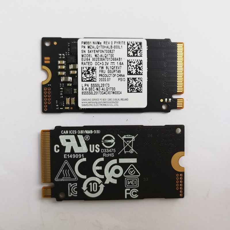 三星PM991 256G 512G 1T 2242 NVME高速电脑SSD固态硬盘BG4 SN530 - 图0