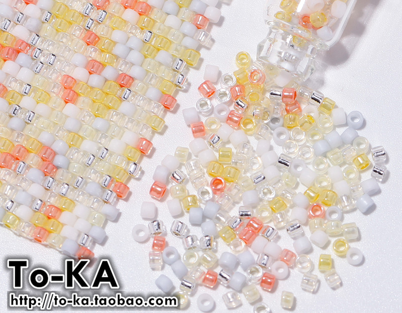 日本进口 正品 toho 东宝 2mm 古董珠 Q bead 混合色60种系列之二 - 图2