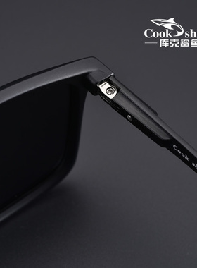 鲨鱼新款变色男士偏光墨镜