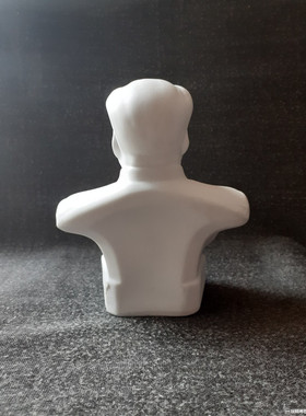 八九十年代瓷质毛主席半身像素瓷摆件库存旧藏文玩艺术收藏