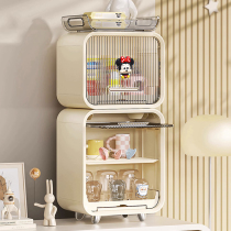 Baby Milk Bottle Containing Box Baby Cutlery Drain Rack Accessory Cupboards Mouth Brush Toolbox Anti Dust Discharge Bowl and chopsticks shelve