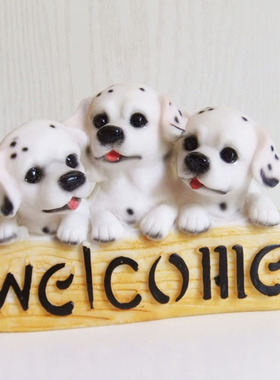 树脂儿童房可爱风宿舍招财狗