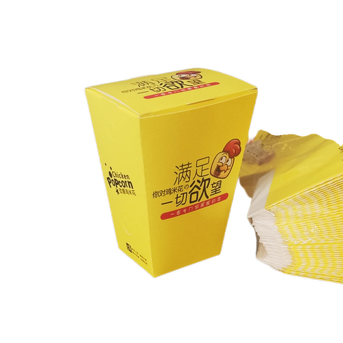 鸡米花盒鸡米花打包盒薯条盒薯条打包盒薯条盒杯劲爆锥形鸡米花盒 - 图3
