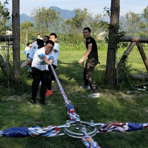 趣味拔河绳麻绳三角成人儿童幼儿园多向多项多人拔河比赛专用绳 - 图0