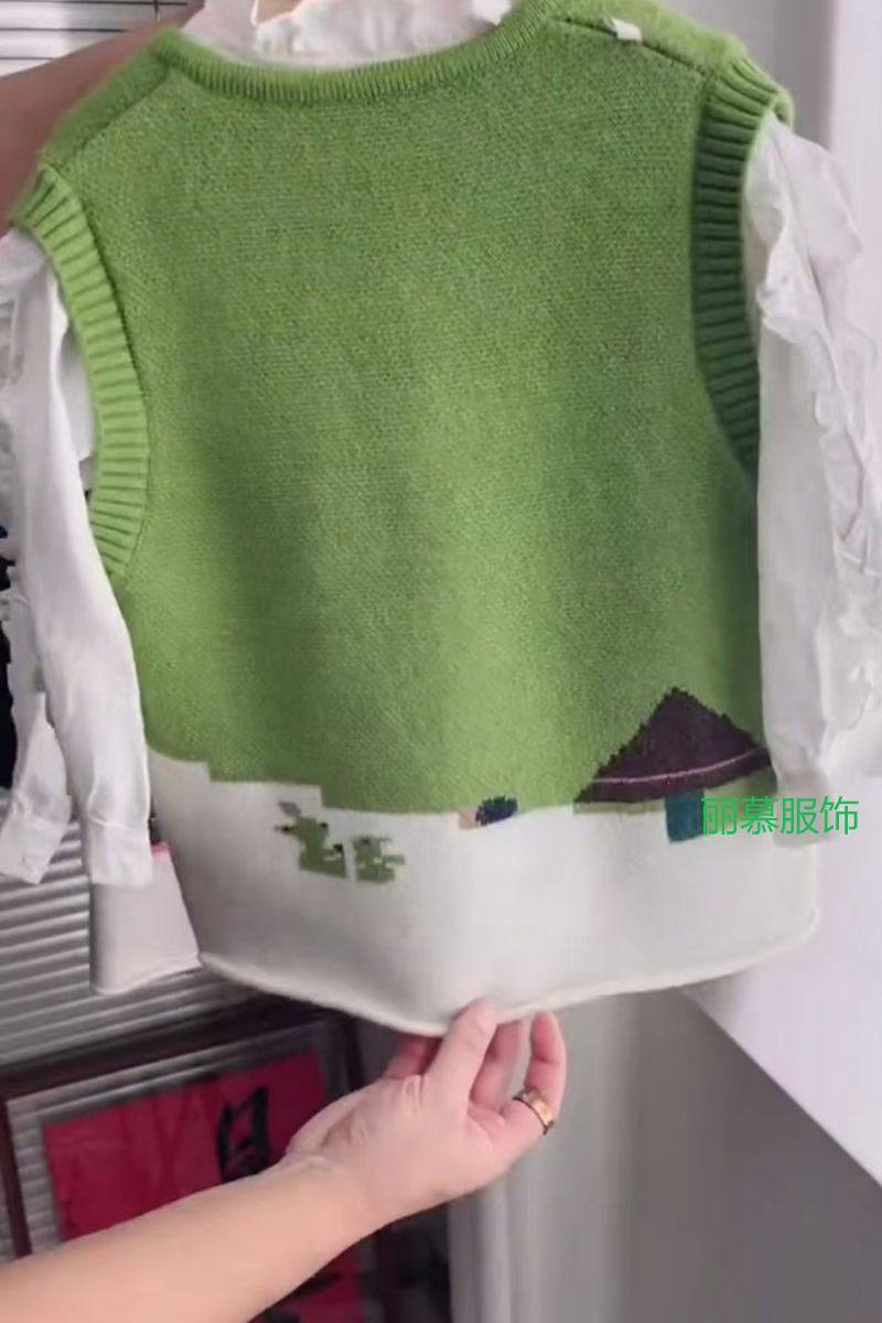 女童2025春季新款开衫背心针织马甲可爱小公主风洋气【正常发货】,淘宝优惠券,粉丝福利购,淘宝优惠卷
