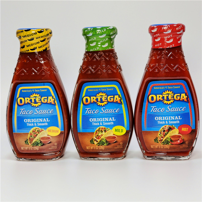 墨西哥玉米壳饼调味酱香辣塔可酱玉米片蘸酱料ORTEGA TACO SAUCE-图0