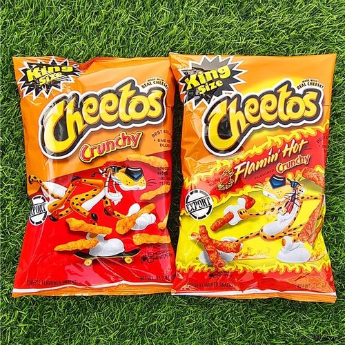 美国进口零食小吃奇多玉米棒芝士味粟米棒CHEETOS PUFFS CRUNCHY-图3