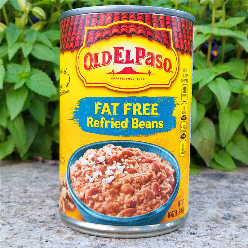 香辣无脂炒豆酱茸黄豆泥罐头OLD EL PASO FAT FREE REFRIED BEANS_虎窝淘