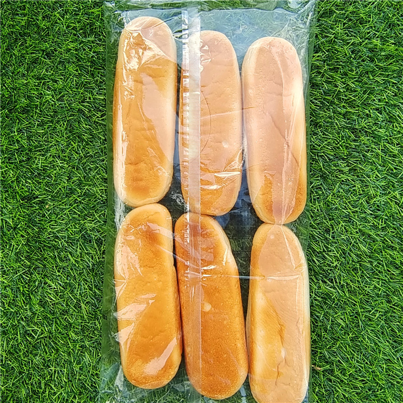 宜味斯热狗用面包胚软式即食早餐包长条形香肠包商用Hotdog Buns-图2