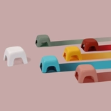 Нескользящая детская пластиковая мультяшная подставка для ног для домашнего использования, увеличенная толщина