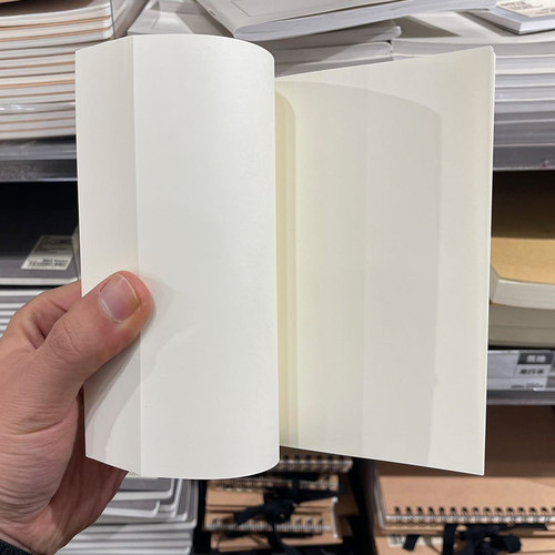 无印良品 MUJI 上质纸任意日程本笔记本本子高颜值加厚简约大学生 - 图1
