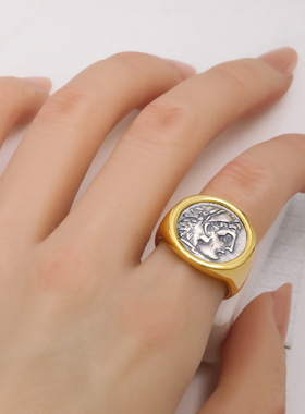 大力神S925纯银全视之眼戒指