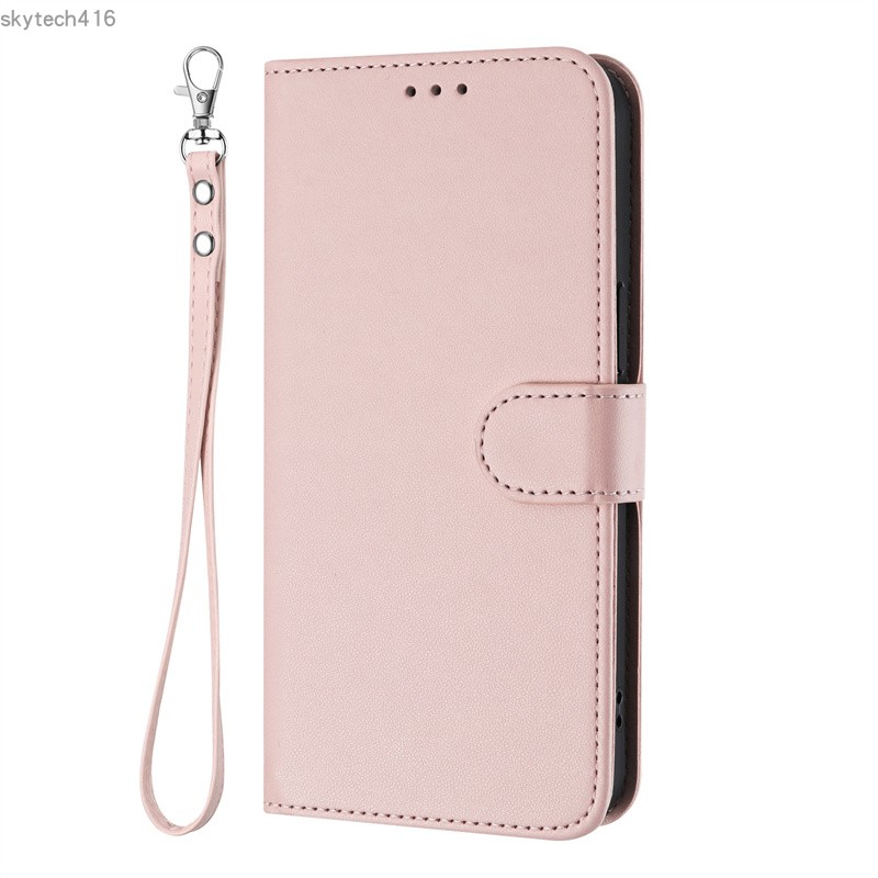 适用于传音Infinix Note 40 Pro 4G/Note 40 Pro 5G手机套翻盖式电话保护套插卡皮套防摔软硅胶外壳支架手绳 - 图2