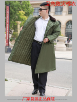 Military Coat Long style Winter Lawless thickened green cotton big coat cotton made big coat long style and cold 87 old cotton clothes