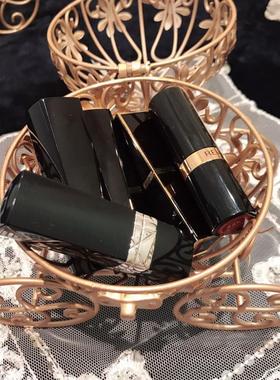 欧美式金色铁艺镂空摆件客厅创意