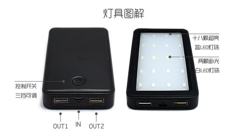 寸泽微缸\专用LED灯\白光LED灯\海缸专用蓝色珊瑚LED灯 - 图1