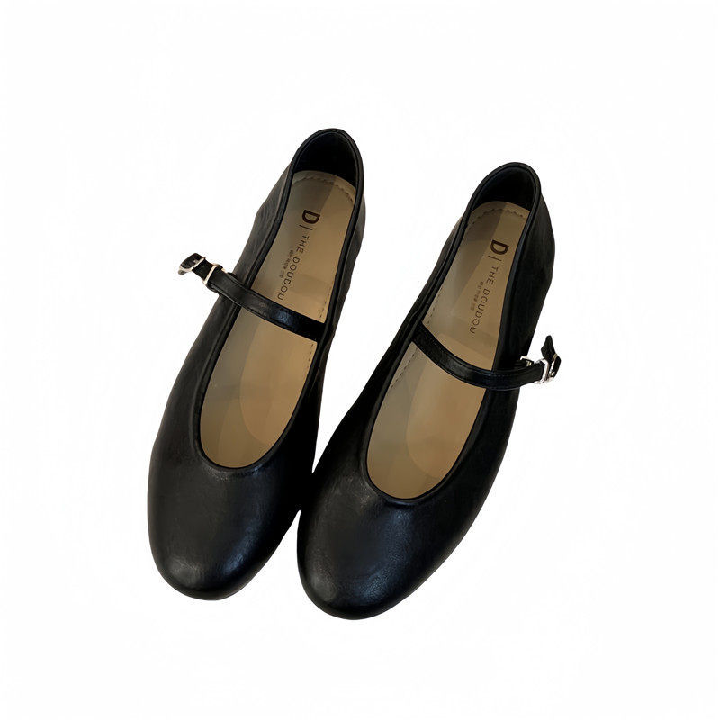 平底芭蕾单鞋女2025春季韩版复古圆头浅口软底玛丽珍鞋瓢鞋奶奶鞋,淘宝优惠券,粉丝福利购,淘宝优惠卷
