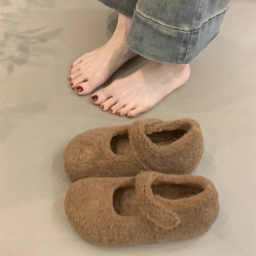 小个子内增高5CM 软糯糯羊羔毛加绒保暖玛丽珍勃肯鞋秋冬厚底棉鞋,淘宝优惠券,粉丝福利购,淘宝优惠卷