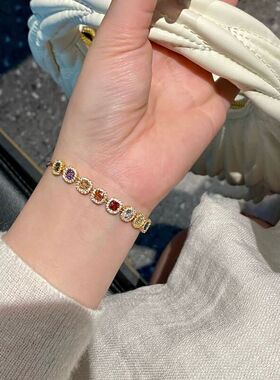 手饰轻奢高级感多巴胺百搭锆石