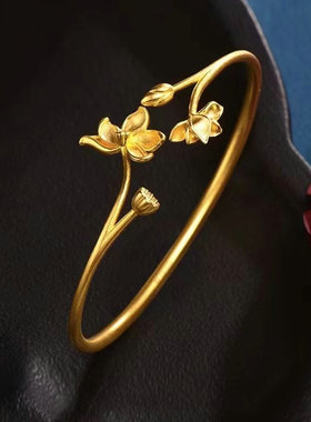 瑞丽女越南沙金仿真黄金手镯