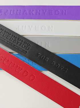 双扣人物theboyz单款手环皮革