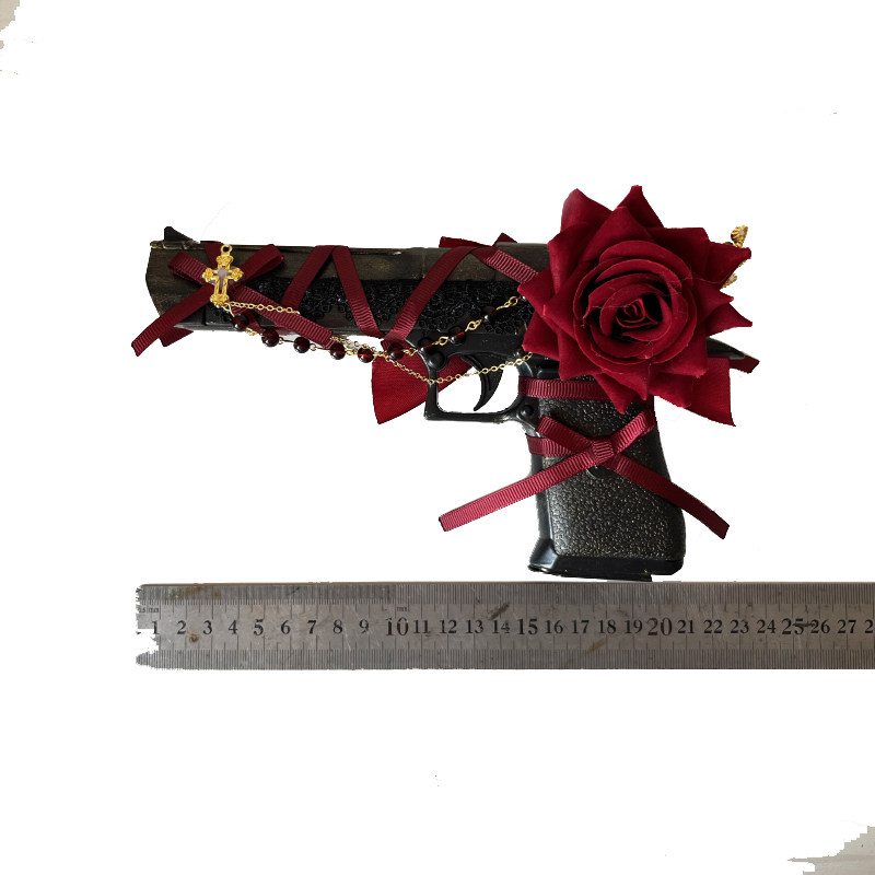 军lo店主手作哥特硬妹摄影道具cos拍照lolita洛丽塔小物哥特玫瑰,淘宝优惠券,粉丝福利购,淘宝优惠卷