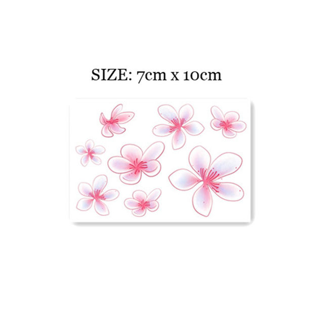 Flower Arm Girl TATTOO 62 New Cute Little Flower Sexy Shoulder Collarbone Girl Tattoo Sticker