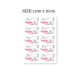 Flower Arm Girl TATTOO X269 Cute Cat Small Fresh Tattoo Stickers 10 pieces per sheet