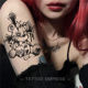 Tattoo Queen TATTOO EMPRESS Herbal Juice Tattoo Sticker Cross Love Rabbit Bear Doll