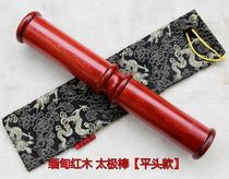 Red Wood Tai Chi Ruler Tai Chi Health Preserving Stick Qigong Taijiquan Sandalwood Two Sticks Z Subflower Pear Wood Solid Wood Tai Chi Stick