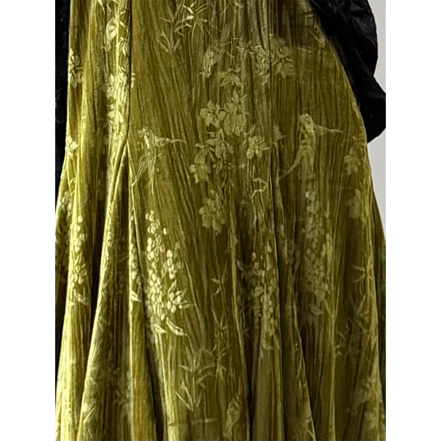 剪变国风提花鱼尾裙 秋丝绒显瘦吊带连衣裙 微胖梨形身材遮肉长裙,淘宝优惠券,粉丝福利购,淘宝优惠卷