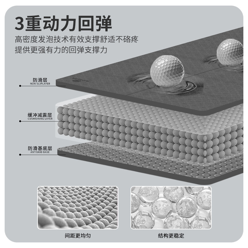 艾米达瑜伽垫便携可折叠环保TPE儿童午休垫学生午睡休息地垫防滑