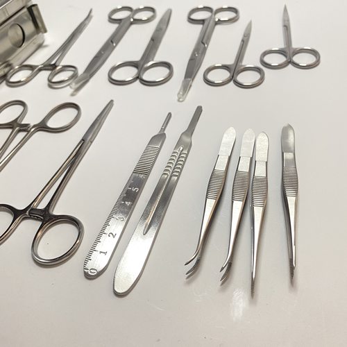 小鼠解剖器械套装大鼠手术器械包小动物实验器械器材取材工具包 - 图0