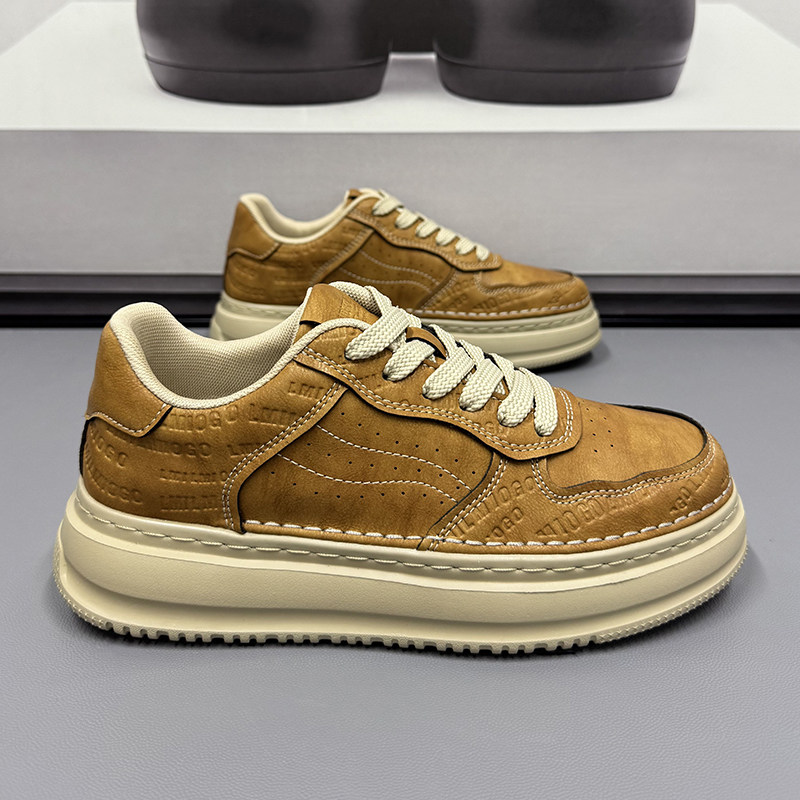 大码鞋子男鞋百搭潮鞋加绒板鞋男2025新款秋冬男士皮面运动休闲鞋,淘宝优惠券,粉丝福利购,淘宝优惠卷