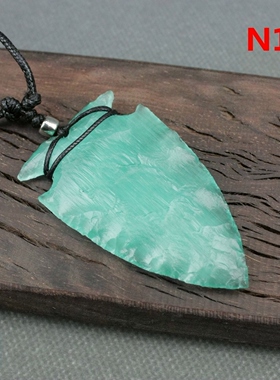 非遗纯手工打制石器项链吊坠车挂