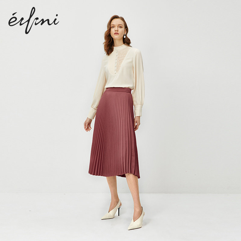 伊芙丽2020年新款夏季女装女打底衫 伊芙丽旗舰蕾丝衫/雪纺衫