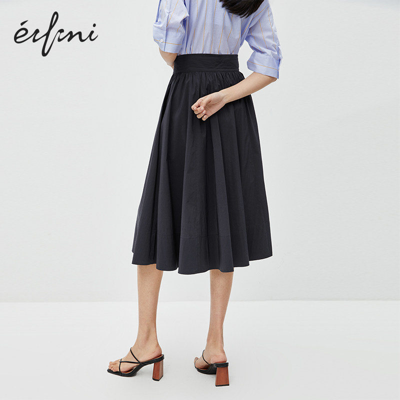 伊芙丽秋装2020年新款女气质蓬蓬裙 伊芙丽旗舰半身裙