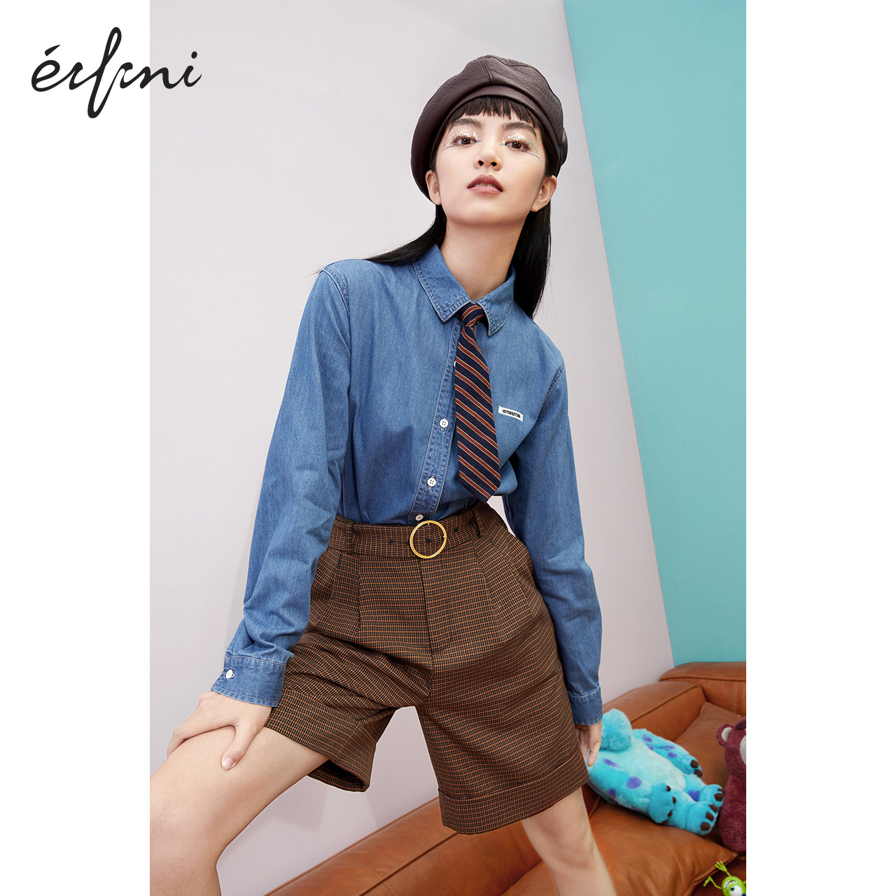 伊芙丽女2020新款秋装女裤休闲裤 伊芙丽旗舰休闲裤