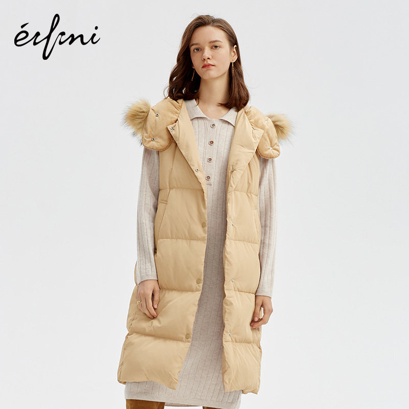 伊芙丽羽绒马甲女冬装新款羽绒服 伊芙丽旗舰羽绒服