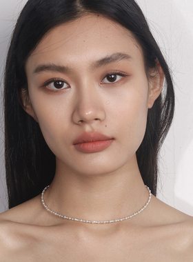 Moment 满天星 施家珍珠碎银子项链颈链锁骨链饰品配饰轻奢小众女