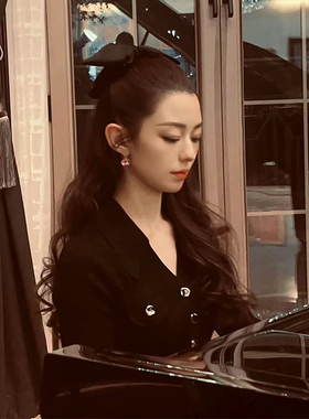 德国invisibobble吉娜同款黑色大蝴蝶结发夹时尚发饰头饰生日礼物
