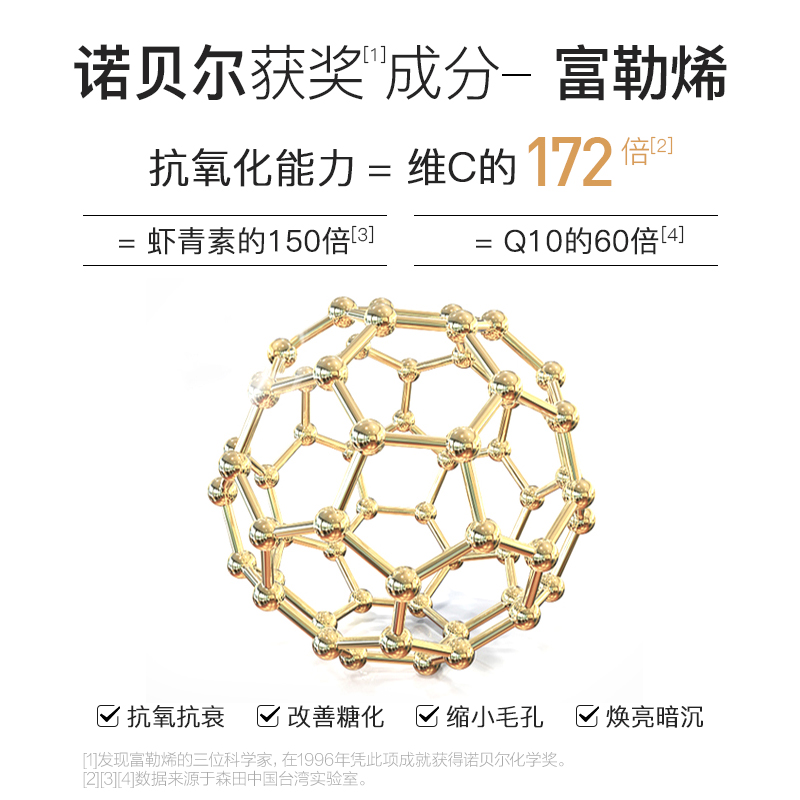 日本森田富勒烯緊致眼霜抗衰老緊致眼部淡化細紋改善眼袋修護眼周_森田官方旗艦店_美容護膚_美體_精油