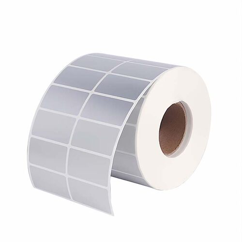 哑银标签亚银不干胶条码打印纸防水固定资产pet银色贴空白40·100 - 图3