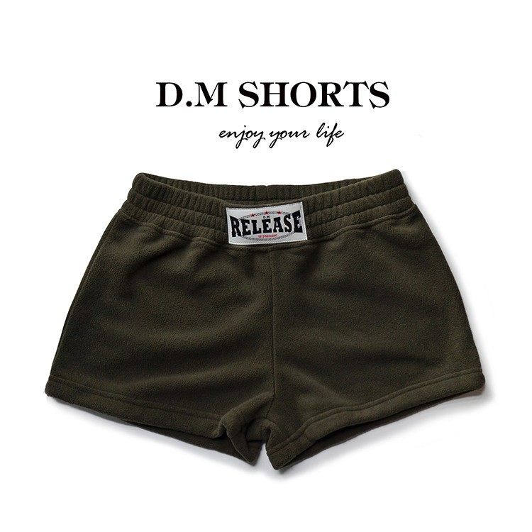 D.M男加绒短裤家居裤阿罗裤纯色简约摇粒绒平角裤 居家保暖四角,淘宝优惠券,粉丝福利购,淘宝优惠卷