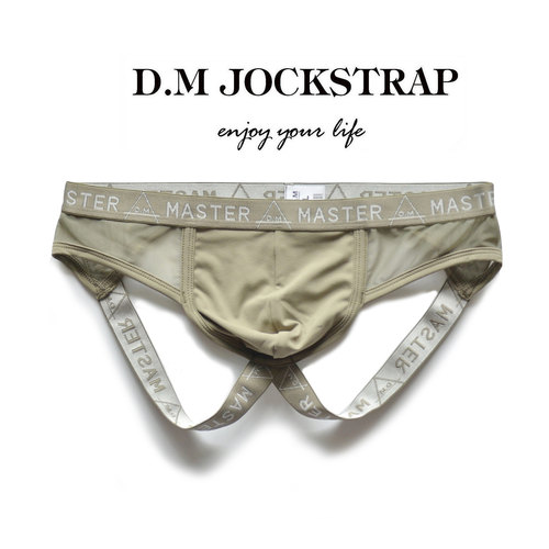 D.M男内裤字母低腰丁字裤双丁性感个性网眼透气透明夏季网纱情趣 - 图2